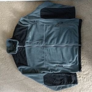 Eddie Bauer size M gray/black Polartec fleece jacket